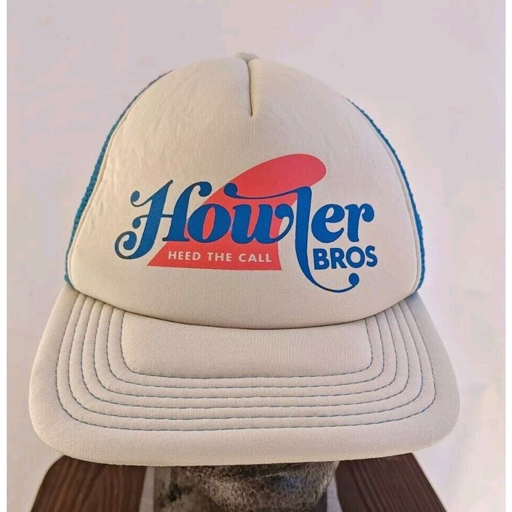 Howler Brothers Trucker Baseball Bowling Cap Classic Men's Hat Blue white foam
